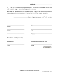 Form 23.0 Petition for Protective Services - Ohio, Page 2