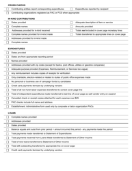 Audit Checklist for Use by Board of Elections - Ohio, Page 2