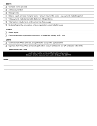 Audit Checklist for Use by Board of Elections - Ohio, Page 3