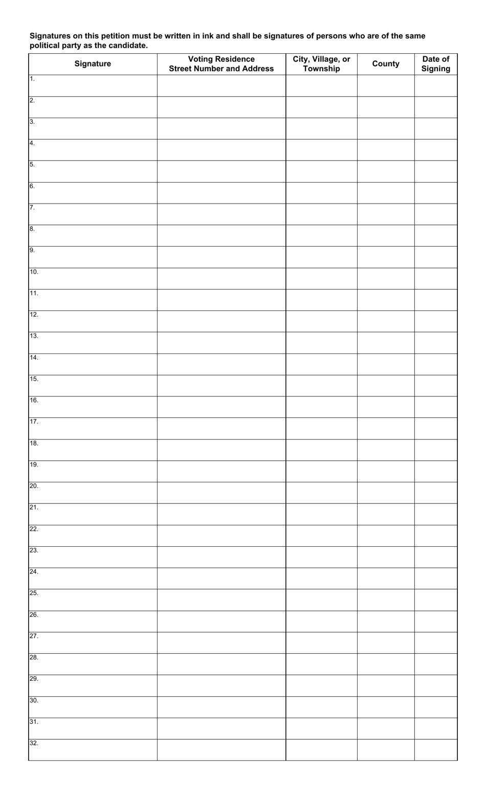 Form 2 P Download Fillable Pdf Or Fill Online Declaration Of Candidacy For District Delegate Or 5661