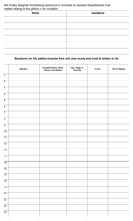 Form 6-B Petition for Submission of Proposed Amendment to Charter - Ohio, Page 2