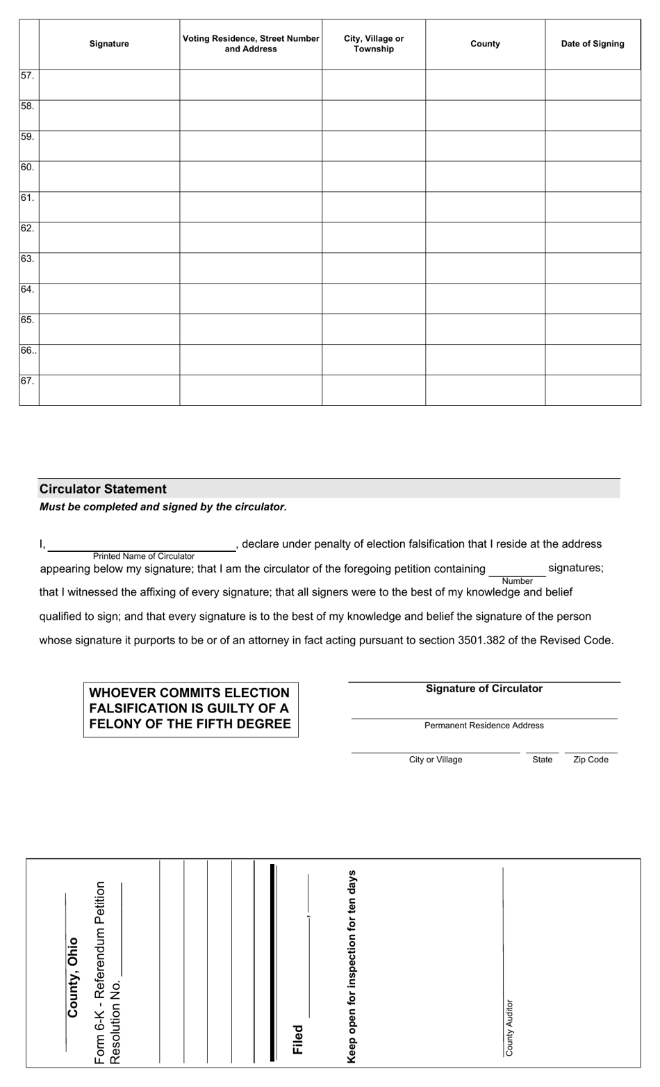 Form 6-K Referendum Petition - County - Ohio, Page 4