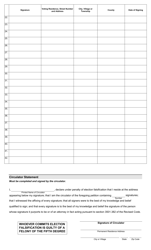 Form 6-S &quot;Petition for Repeal of School District Income Tax&quot; - Ohio, Page 2