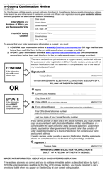 Form 10-S-2 In-county Confirmation Notice - Ohio