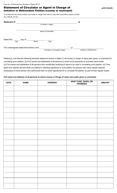 Form 32 Printable Pdf