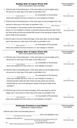 Form 126-A Notice of Election to Be Held on Local Option Question(S) - Ohio, Page 2