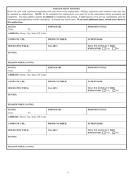 Form GEN-4268 Ohio Civil Service Application - Ohio, Page 2