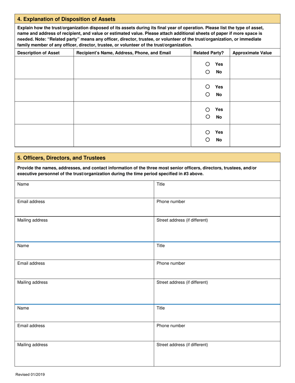 Ohio Final Annual Report and Asset Disposition Form - Fill Out, Sign ...