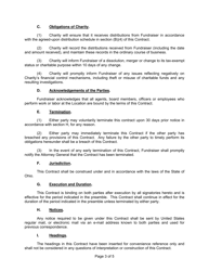 Appendix B Fundraising Contract - Veteran, Fraternal, Sporting-Organizations - Ohio, Page 4