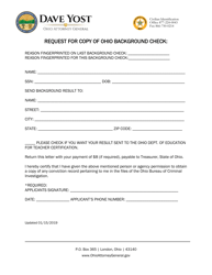 Request for Copy of Background Check Procedures - Ohio, Page 2