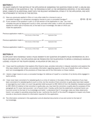 Application for License to Carry a Concealed Handgun - Ohio, Page 4
