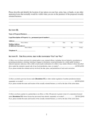 Application for Sexually Oriented Businesses (Corporation) - Ohio, Page 2