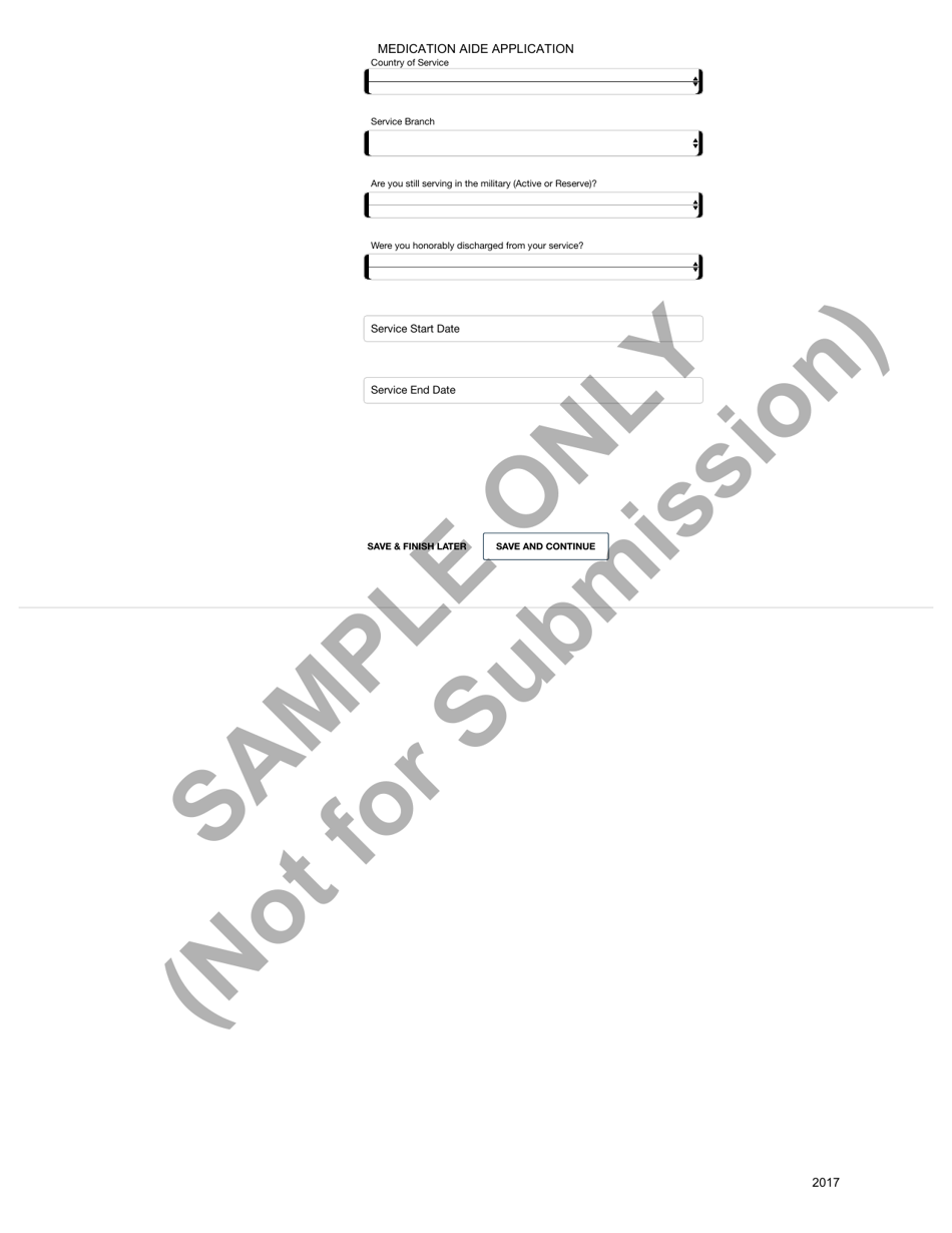 Medication Aide Application - Sample - Ohio, Page 5