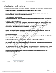 Community Health Worker Application - Sample - Ohio, Page 2