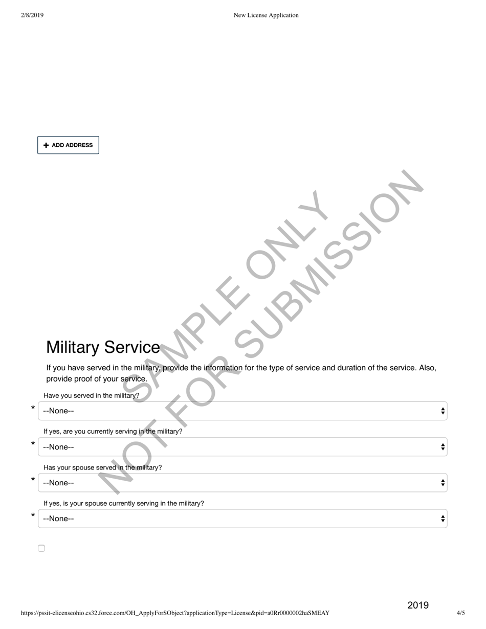 Community Health Worker Application - Sample - Ohio, Page 6