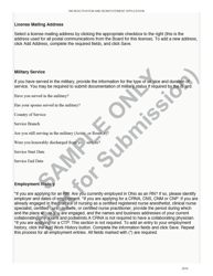 Lpn License Reactivation and Reinstatement Application Form - Sample - Ohio, Page 2