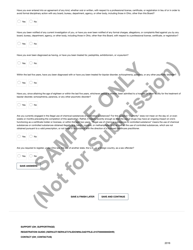 Volunteer&#039;s Certificate Application Form - Sample - Ohio, Page 13