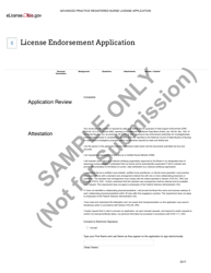 Advanced Practice Registered Nurse License Application - Ohio, Page 10