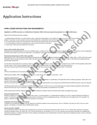 Advanced Practice Registered Nurse License Application - Ohio, Page 12