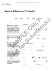 Advanced Practice Registered Nurse License Application - Ohio, Page 15
