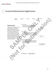 Advanced Practice Registered Nurse License Application - Ohio, Page 20