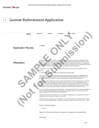 Advanced Practice Registered Nurse License Application - Ohio, Page 21