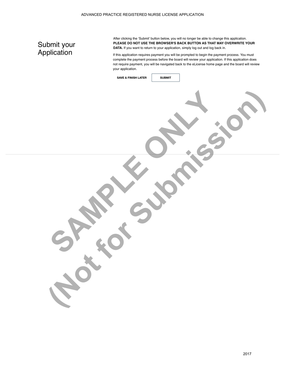 Advanced Practice Registered Nurse License Application - Ohio, Page 22