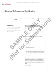 Advanced Practice Registered Nurse License Application - Ohio, Page 28