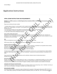Advanced Practice Registered Nurse License Application - Ohio, Page 34