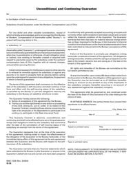 Document preview: Form BWC-7238 (SI-38) Unconditional and Continuing Guarantee - Ohio