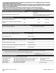 Formulario U-3 (BWC-7503) Solicitud Para La Cobertura De La Indemnizacion De Los Trabajadores De Ohio - Ohio (Spanish), Page 5