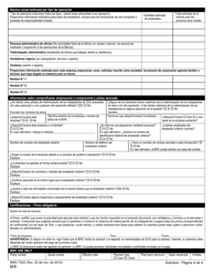 Formulario U-3 (BWC-7503) Solicitud Para La Cobertura De La Indemnizacion De Los Trabajadores De Ohio - Ohio (Spanish), Page 8