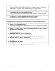 Instrucciones para Formulario ODM03199 &quot;Aceptacion De Informacion Acerca De La Histerectomia&quot; - Ohio (Spanish), Page 2