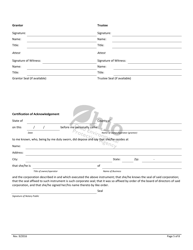 Cdd Trust Agreement Form - Ohio, Page 5