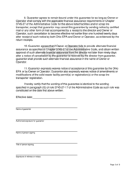 Corporate Guarantee for Final Closure, Post-closure Care, Corrective Measures, and/or Scrap Tire Transporter Final Closure - Ohio, Page 3