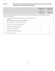 Explosive Gas Monitoring Plan Checklist Application - Ohio, Page 15