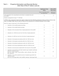 Explosive Gas Monitoring Plan Checklist Application - Ohio, Page 2