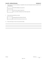 Attachment A2 Permit to Install Application Form - Transfer Facility - Ohio, Page 5