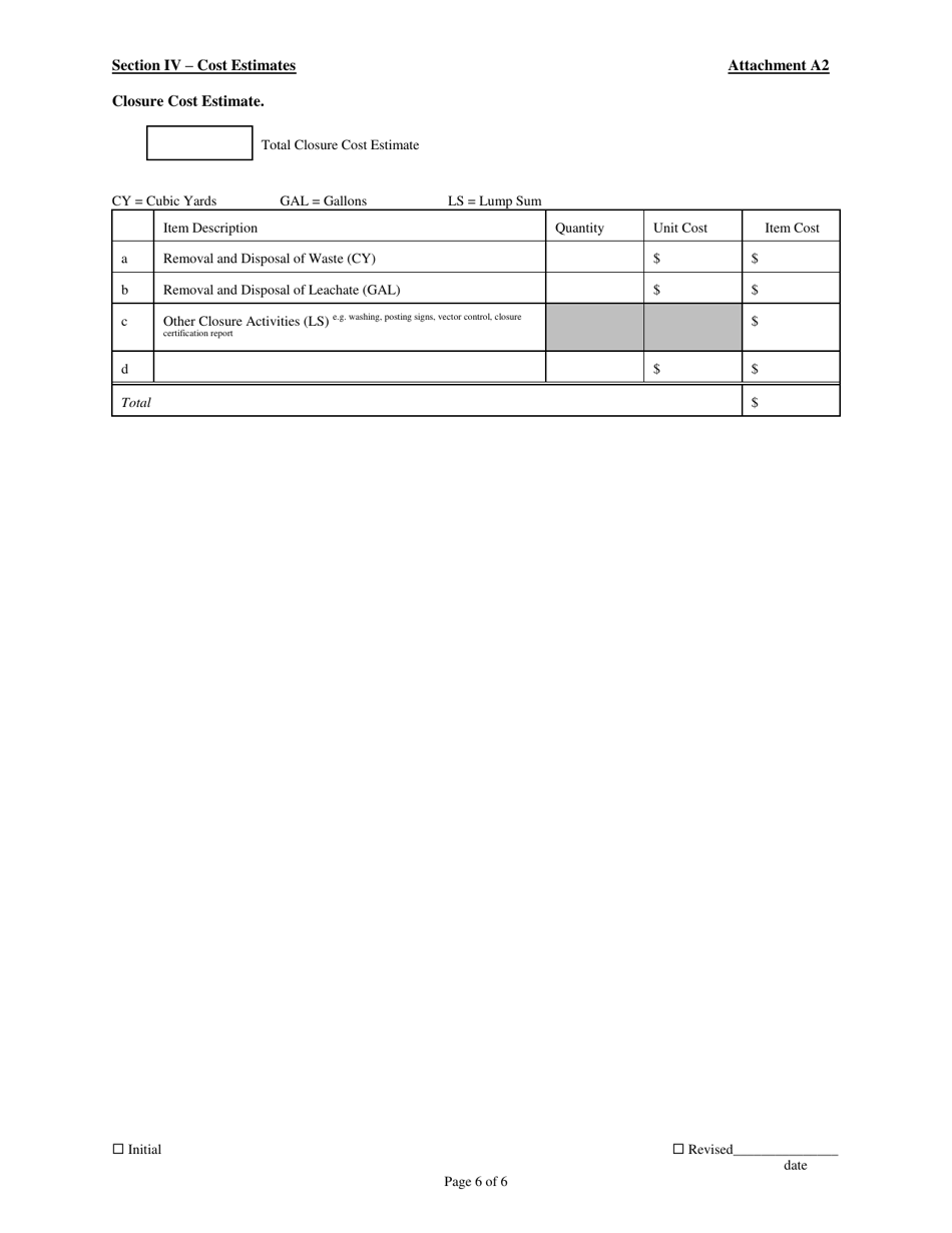Attachment A2 Permit to Install Application Form - Transfer Facility - Ohio, Page 6