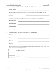 Attachment A5 Permit to Install Application Form - Solid Waste Incinerator or Energy Recovery Facility - Ohio, Page 4