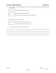 Attachment A5 Permit to Install Application Form - Solid Waste Incinerator or Energy Recovery Facility - Ohio, Page 5