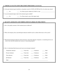 Information Request Form - Evaluation of Infectious Waste Treatment Technology - Ohio, Page 10