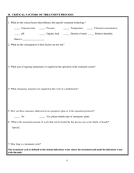 Information Request Form - Evaluation of Infectious Waste Treatment Technology - Ohio, Page 8