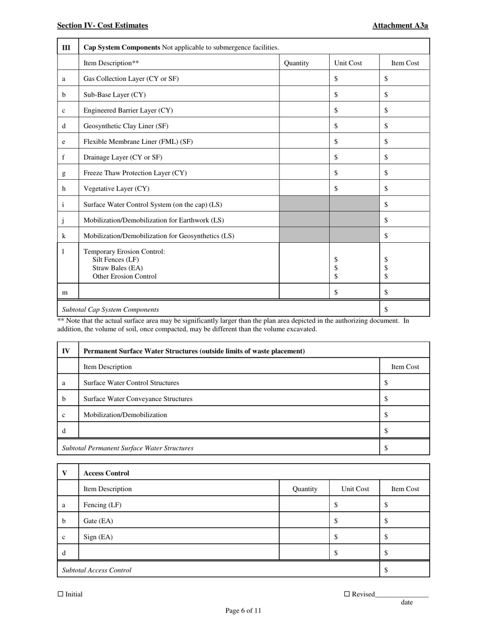 Attachment A3A Permit to Install Application - Scrap Tire Monofills and Submergence Facilities - Ohio, Page 6