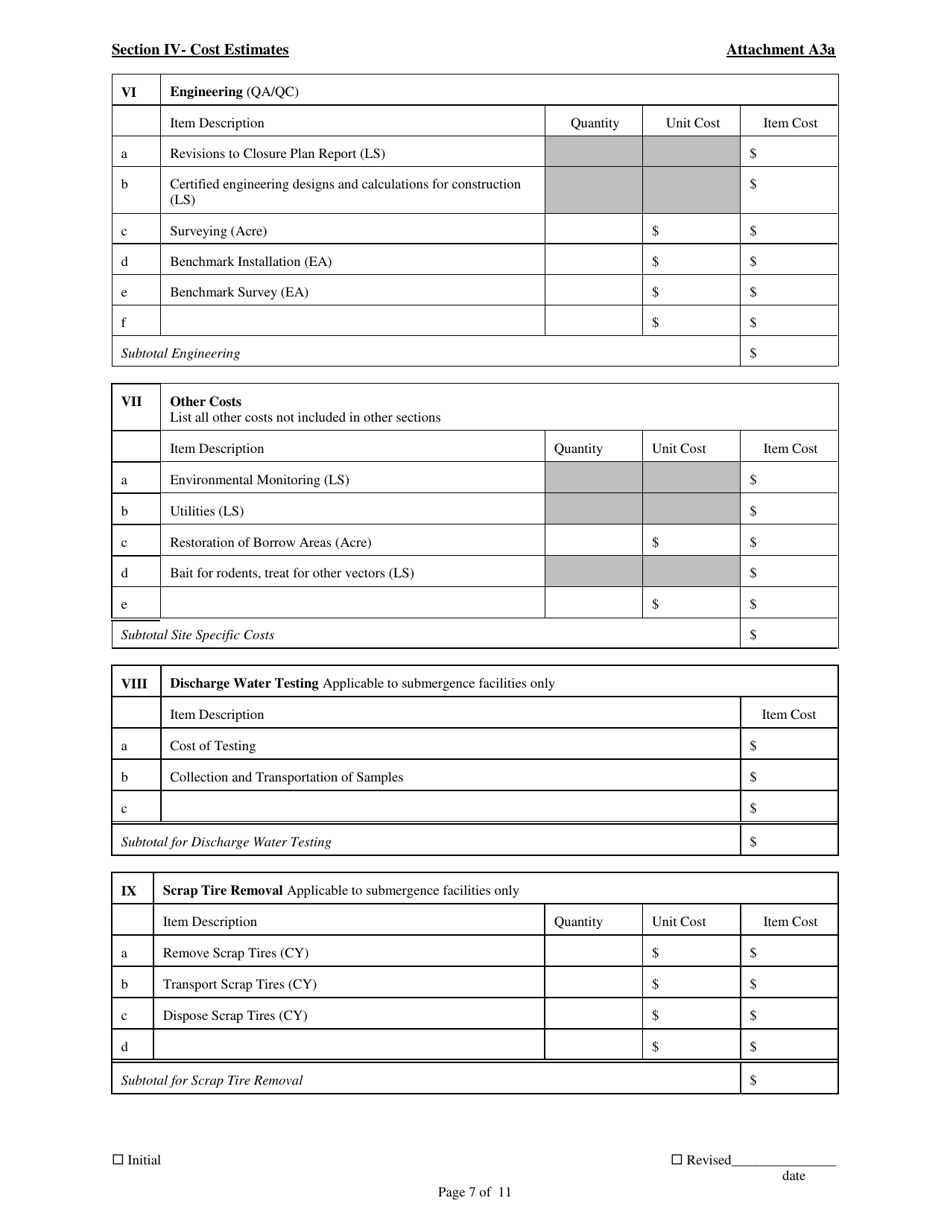 Attachment A3A Permit to Install Application - Scrap Tire Monofills and Submergence Facilities - Ohio, Page 7