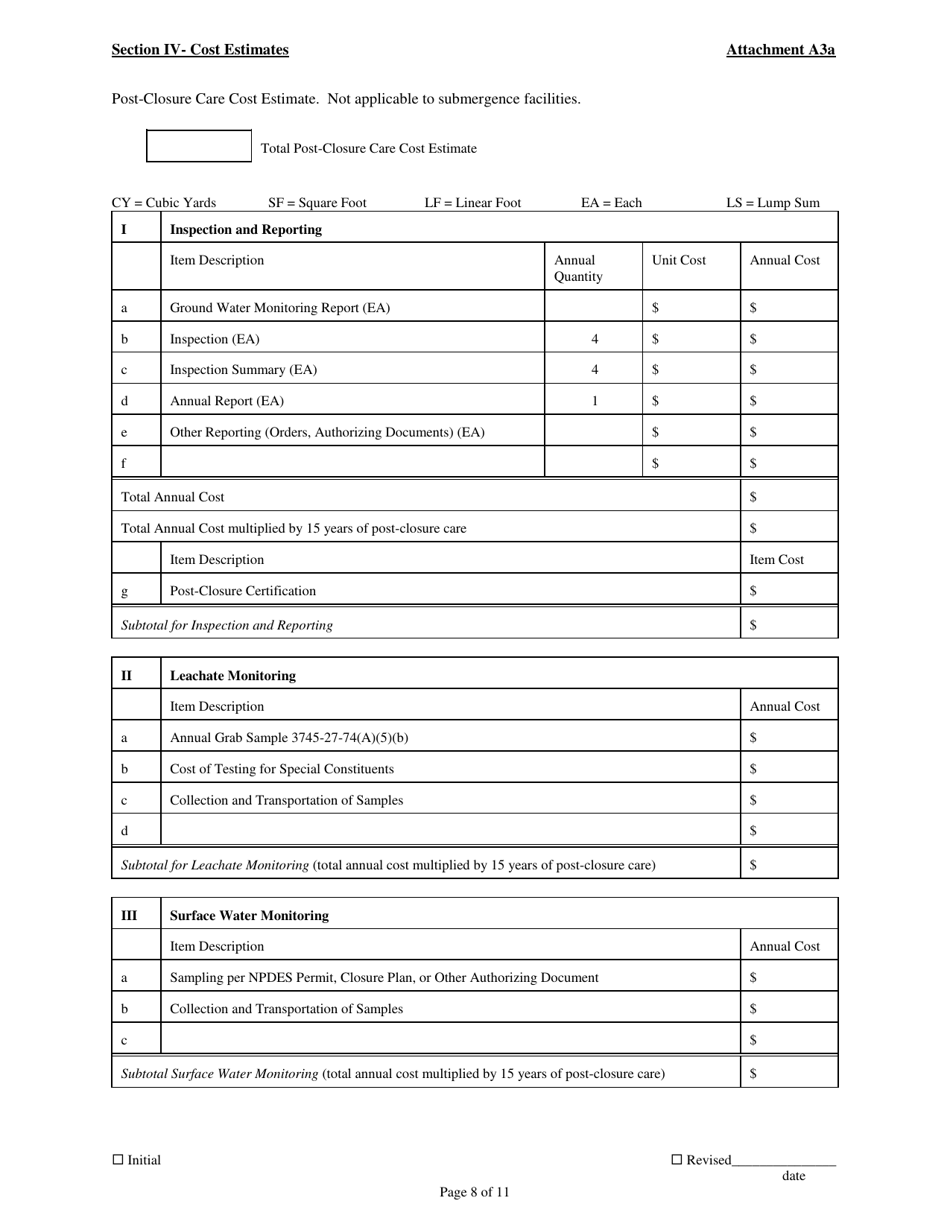 Attachment A3A Permit to Install Application - Scrap Tire Monofills and Submergence Facilities - Ohio, Page 8