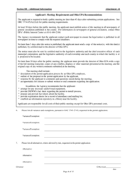 Attachment A1 Permit to Install Application Form - Municipal, Industrial, and Residual Solid Waste Landfills - Ohio, Page 4