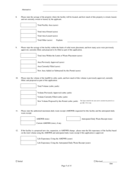 Attachment A1 Permit to Install Application Form - Municipal, Industrial, and Residual Solid Waste Landfills - Ohio, Page 5