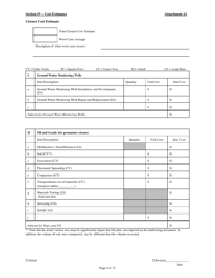 Attachment A1 Permit to Install Application Form - Municipal, Industrial, and Residual Solid Waste Landfills - Ohio, Page 6