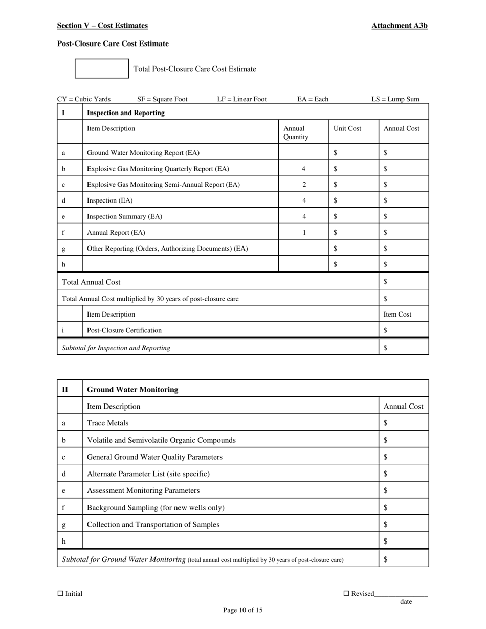 Attachment A3B Permit to Install Application Form - Contiguous and Noncontiguous Scrap Tire Monocells - Ohio, Page 10